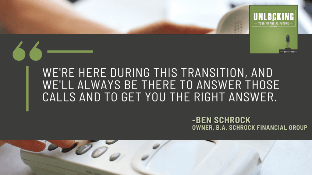 B.A. Schrock Financial Group | Your TD Ameritrade – Charles Schwab Transition Questions Answered